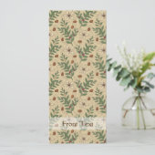 Invitation Motif de café (Debout devant)