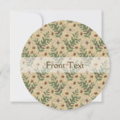 Invitation Motif de café (Devant)