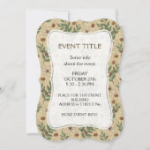 Invitation Motif de café (Dos)