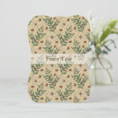 Invitation Motif de café (Debout devant)