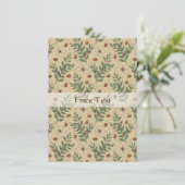 Invitation Motif de café (Debout devant)