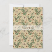 Invitation Motif de café (Devant)