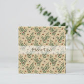 Invitation Motif de café (Debout devant)
