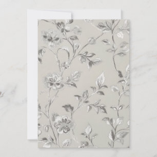 Invitation Motif de fleurs