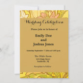 Invitation Motif de fleurs de lys d'Alphonse Mucha : Art nouv (Devant)