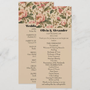Invitation Motif de jardin de pivoine et de rose romantique v