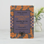 Invitation Motif de la fête d'Halloween (Debout devant)