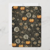 Invitation Motif de la fête d'Halloween (Dos)