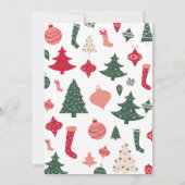 Invitation Motif de Noël de l'entreprise (Dos)