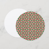Invitation Motif de Noël Orné (Devant / Derrière)