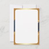 Invitation Motif de Noël ou avec fond bleu (Dos)