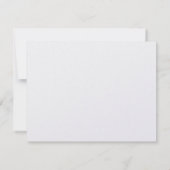 Invitation Motif de Noël violet foncé avec Noël doré (Dos)