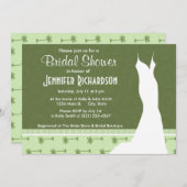 Invitation Motif de palmier mignon (Devant / Derrière)