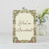 Invitation Motif de papier peint floral brocart de William Mo (Debout devant)