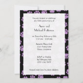 Invitation Motif De Pâtes, Pâtes Lilac, Pâtes De Chien, Anniv (Devant)