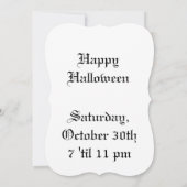 Invitation Motif de Sphinx Tête de Mort (Dos)