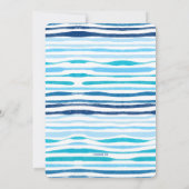 Invitation Motif d'été (Dos)