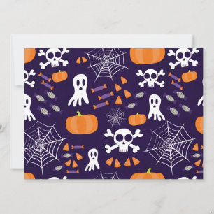 Invitation Motif d'Halloween amusant