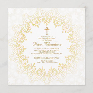 Invitation Motif d'or