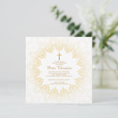 Invitation motif doré (Debout devant)