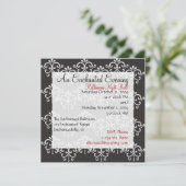 Invitation Motif Élégant (Debout devant)