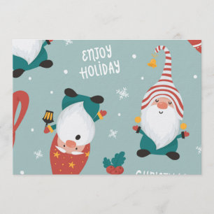 Invitation Motif esthétique de Noël enneigé - Conception hive