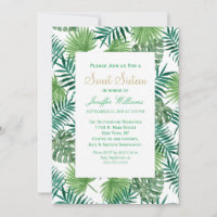 Motif Feuille de la forêt tropicale.