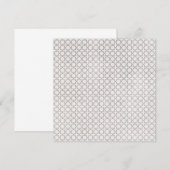 Invitation Motif géométrique beige islamique (Devant / Derrière)