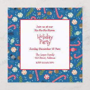 Invitation Motif Ho-Ho-Ho-Ho-me