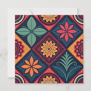 Invitation Motif magique Fleurs