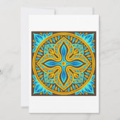 Invitation Motif marocain (Devant)