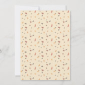 Invitation Motif moderne Pastel d'automne (Dos)