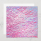 Invitation Motif ondulé abstrait (Devant / Derrière)