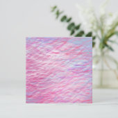 Invitation Motif ondulé abstrait (Debout devant)