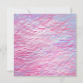 Invitation Motif ondulé abstrait (Devant)