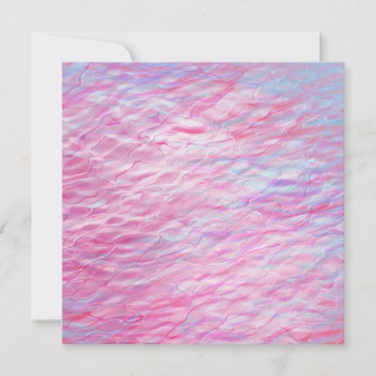 Invitation Motif ondulé abstrait (Devant)