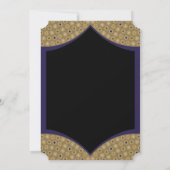 Invitation Motif persan, première sainte communion (Dos)