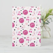 Invitation Motif sans couture de fête de disco tendance (Debout devant)