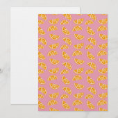 Invitation Motif sans couture d'oranges rafraîchissantes dess (Devant / Derrière)