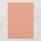 Invitation Motif sans couture d'oranges rafraîchissantes dess (Devant)