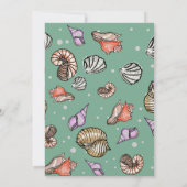 Invitation Motif Seashell (Dos)