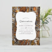 Invitation Motif Snakeskin Quinceanera (Debout devant)