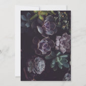 Invitation Motif Succulent (Dos)
