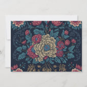 Invitation Motif traditionnel mexicain de broderie (Devant)
