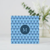 Invitation Motif triangles (Debout devant)