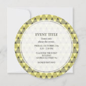 Invitation Motif triangles (Dos)