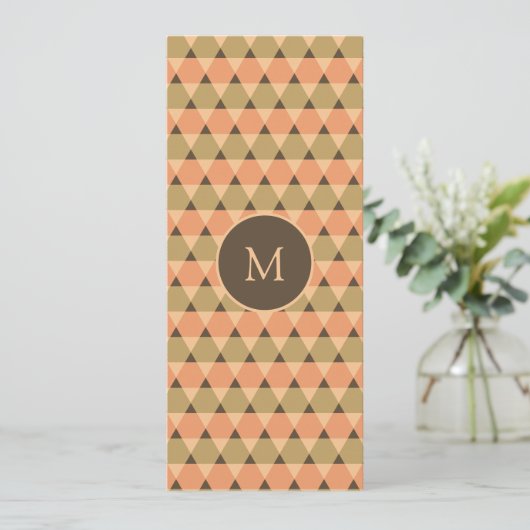 Invitation Motif triangles (Debout devant)