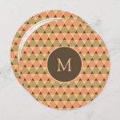 Invitation Motif triangles (Devant / Derrière)