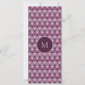 Invitation Motif triangles (Devant)