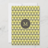 Invitation Motif triangles (Devant)
